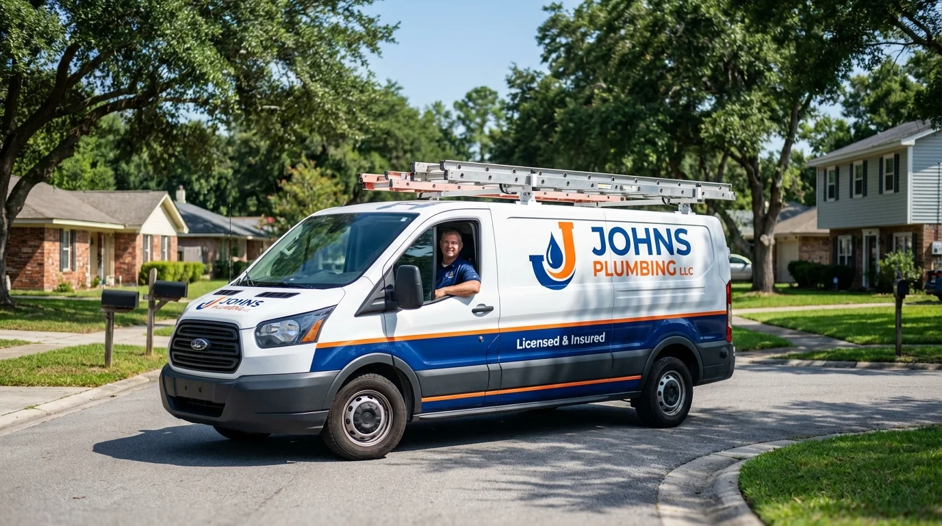 Johns Plumbing LLC service van in Grand Canyon, AZ