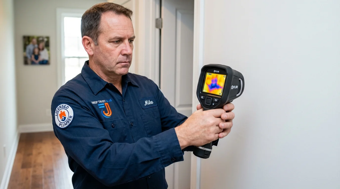Thermal imaging leak detection by Johns Plumbing LLC in Grand Canyon